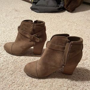Brown booties